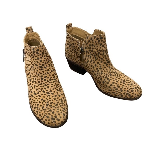Eva & Zoe Khloe Leopard Booties, Size 6.5 - Picture 4 of 10